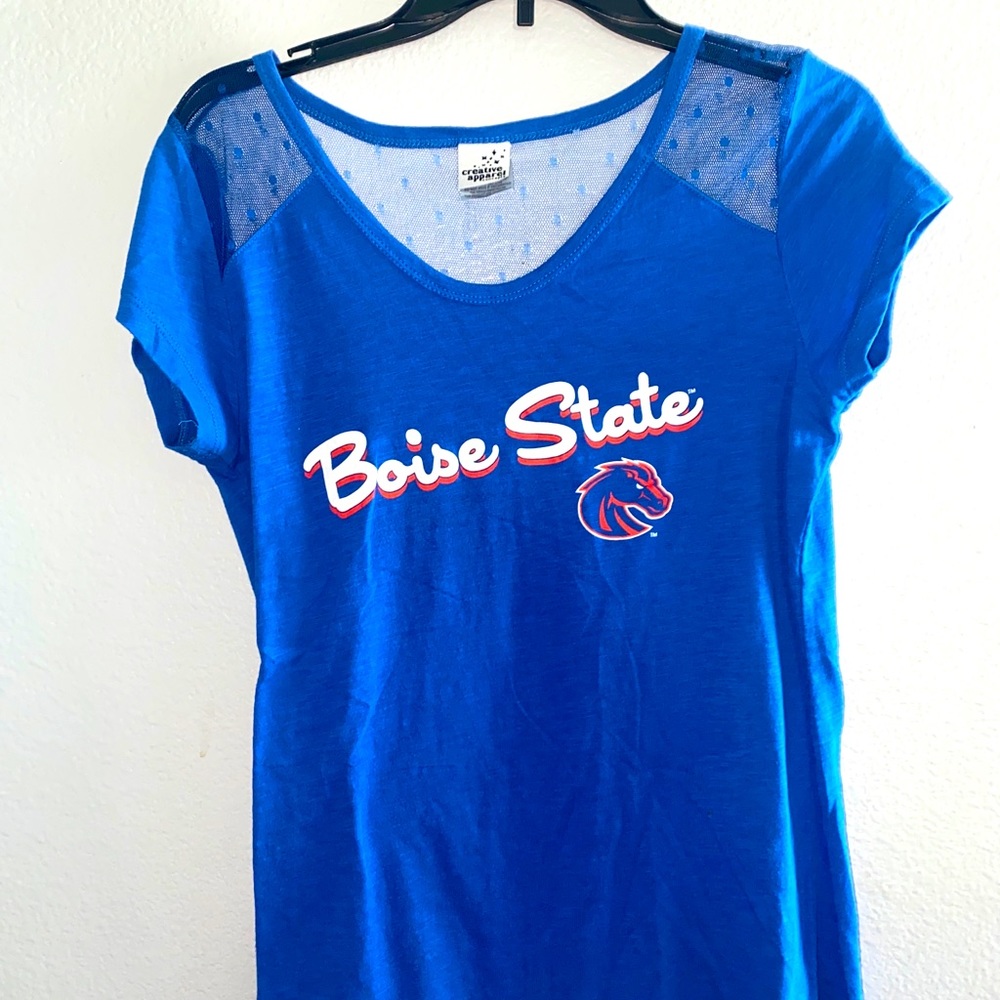 Boise state top sz LG
